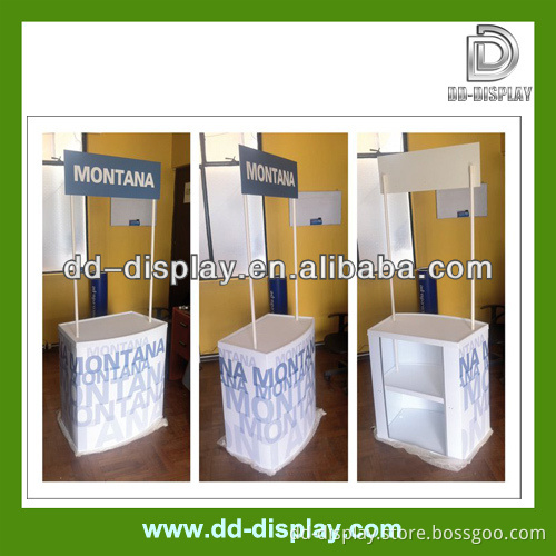 Supermarket advertising plastic promotion desk